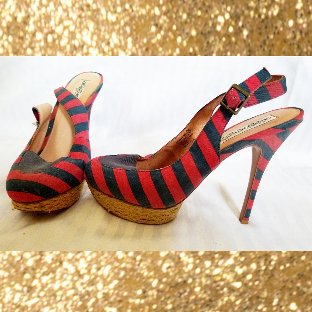 Sling back heels